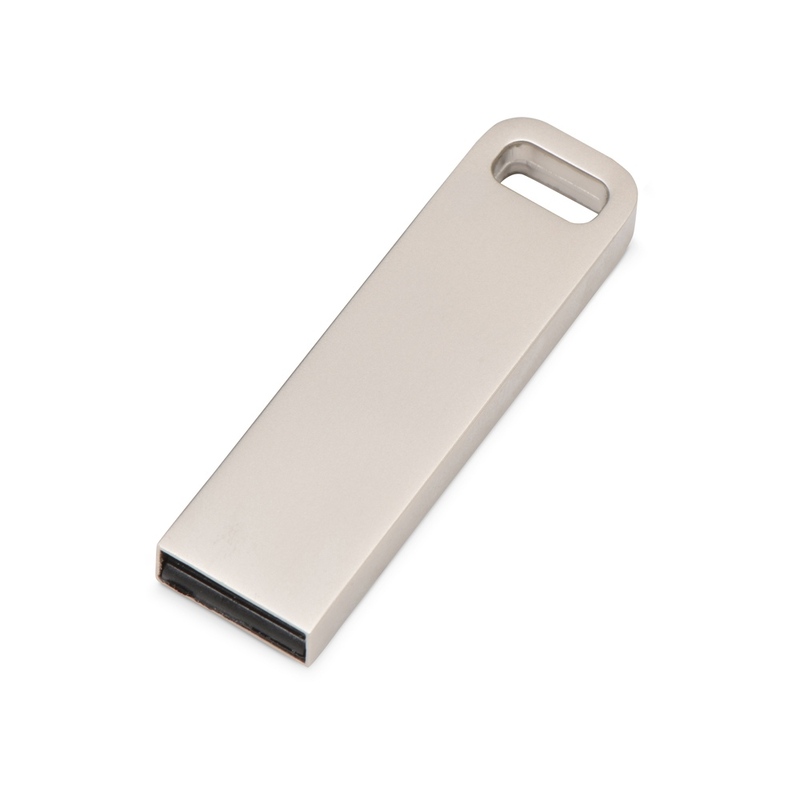 Флеш-карта USB 2.0 16 Gb «Fero», серебристый с логотипом