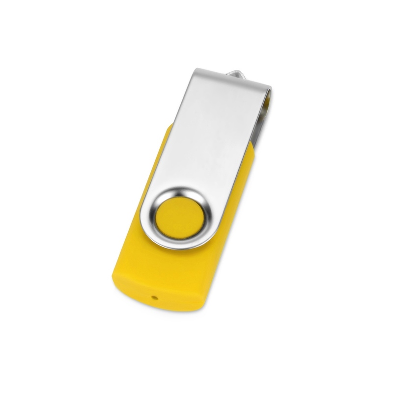 Флеш-карта USB 2.0 8 ГБ «Квебек», желтый с логотипом