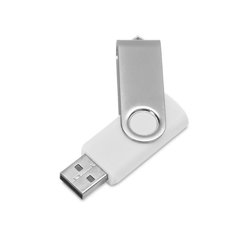 Флеш-карта USB 2.0 16 ГБ «Флэш С1», белый с логотипом