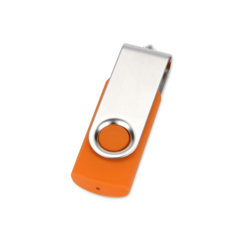 Флеш-карта USB 2.0 32 ГБ «Квебек», оранжевый с логотипом