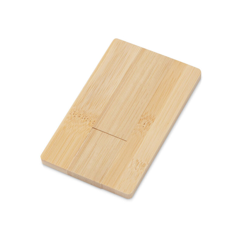 USB 2.0- флешка на 32 Гб «Bamboo Card» с логотипом