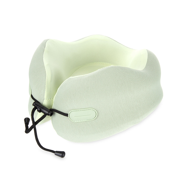 Подушка для путешествий с эффектом памяти Memo "Pillow PRO" M/L Cuban Green с логотипом