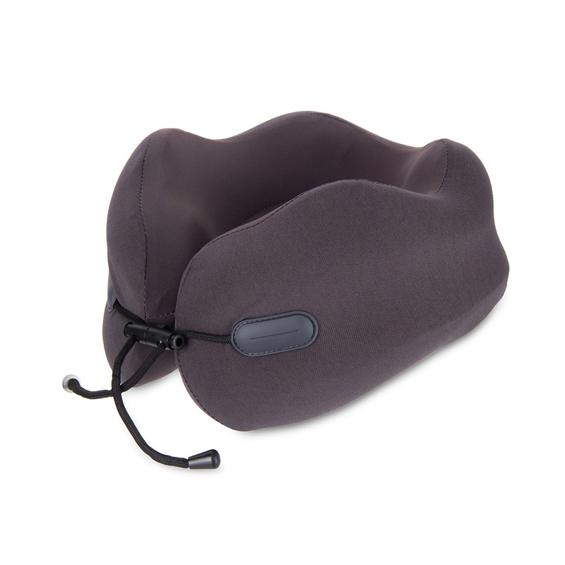 Подушка для путешествий с эффектом памяти Memo "Pillow PRO" M/L Basque Black с логотипом