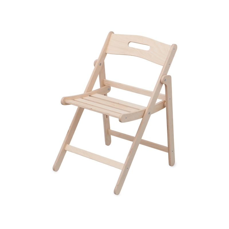 Деревянный складной стул "Timberfold" с логотипом