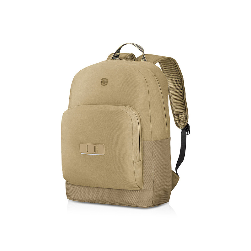 Рюкзак WENGER Crango 16", бежевый, переработанный ПЭТ/Полиэстер, 33х22х46 см, 27 л. с логотипом
