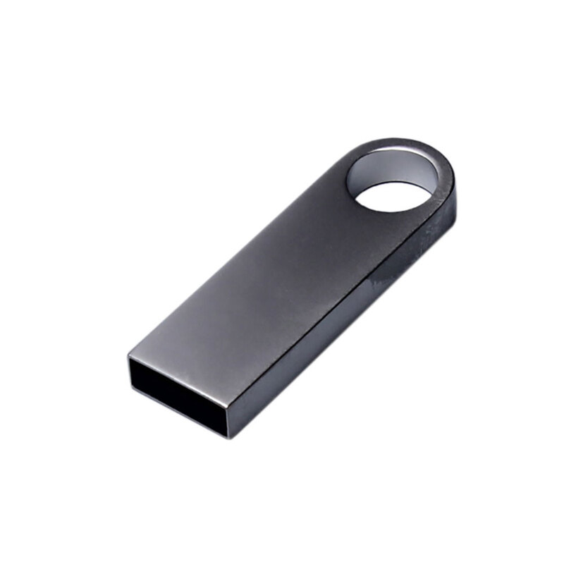 USB 3.0-флешка на 128 Гб с мини чипом и круглым отверстием, серебристый с логотипом