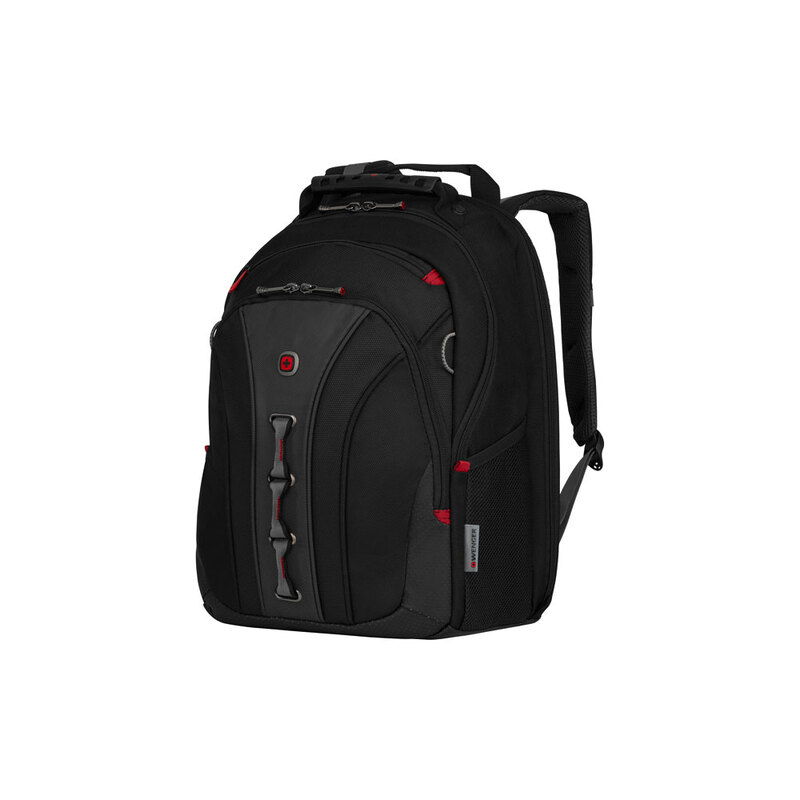 Рюкзак Legacy WENGER 16'', черный/серый, полиэстер/ПВХ, 35 x 25 x 45 см, 21 л с логотипом