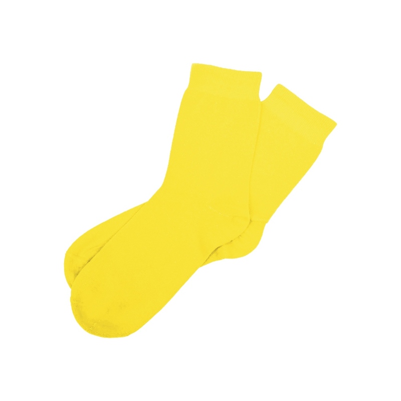 Носки Socks мужские желтые, р-м 29 с логотипом