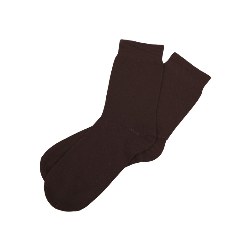 Носки Socks женские шоколадные, р-м 25 с логотипом
