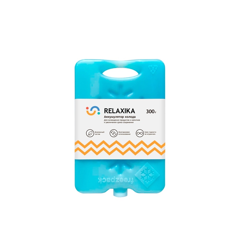 Аккумулятор холода Relaxika 300 г с логотипом