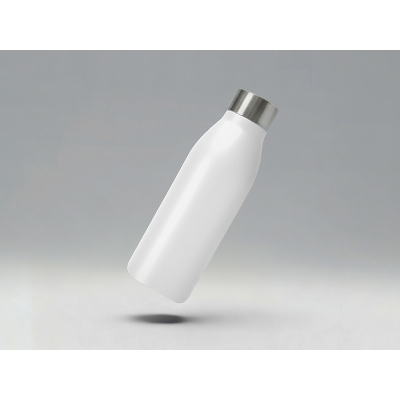 Вакуумная термобутылка "Brottle", белый с логотипом