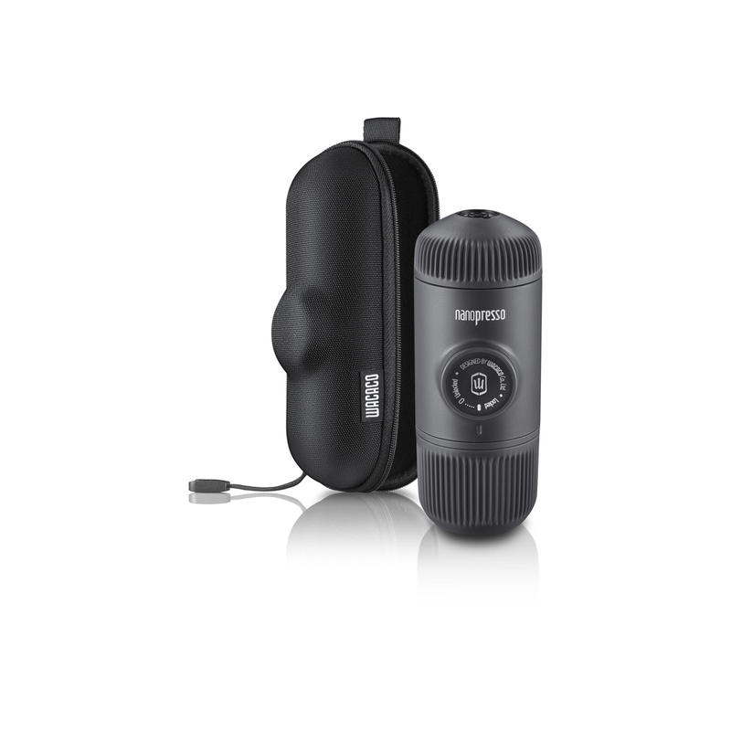 Ручная мини-кофемашина WACACO Nanopresso + кейс для хранения WCCNPHC с логотипом