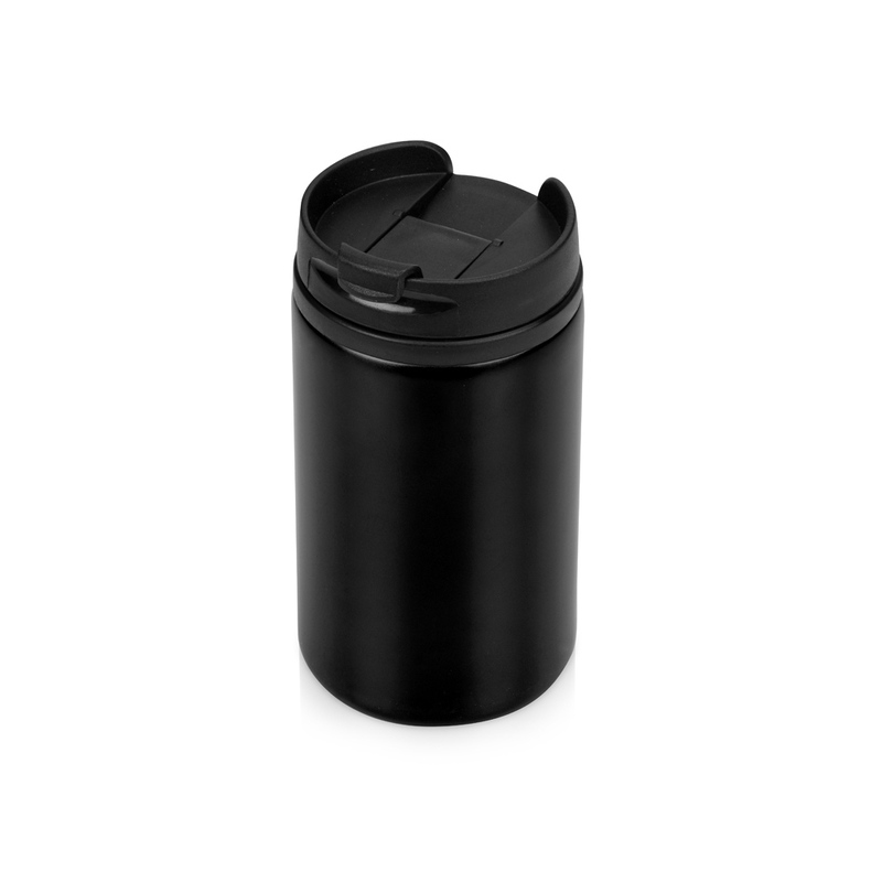 Термокружка "Jar" 250 мл, черный с логотипом