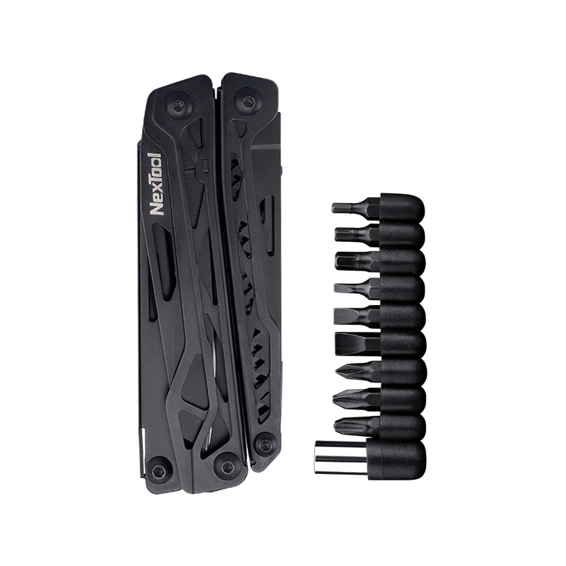 Мультитул Nextool Black Knight, черный (NE20151) с логотипом