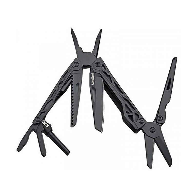 Мультитул Nextool Multifunctional Knife, 10 функций, черный (NE0123) с логотипом