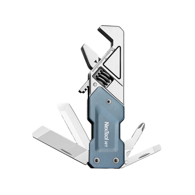 Мультитул-ключ Nextool Light Wrench W1, 6 функций, голубо-серый (NE20238) с логотипом