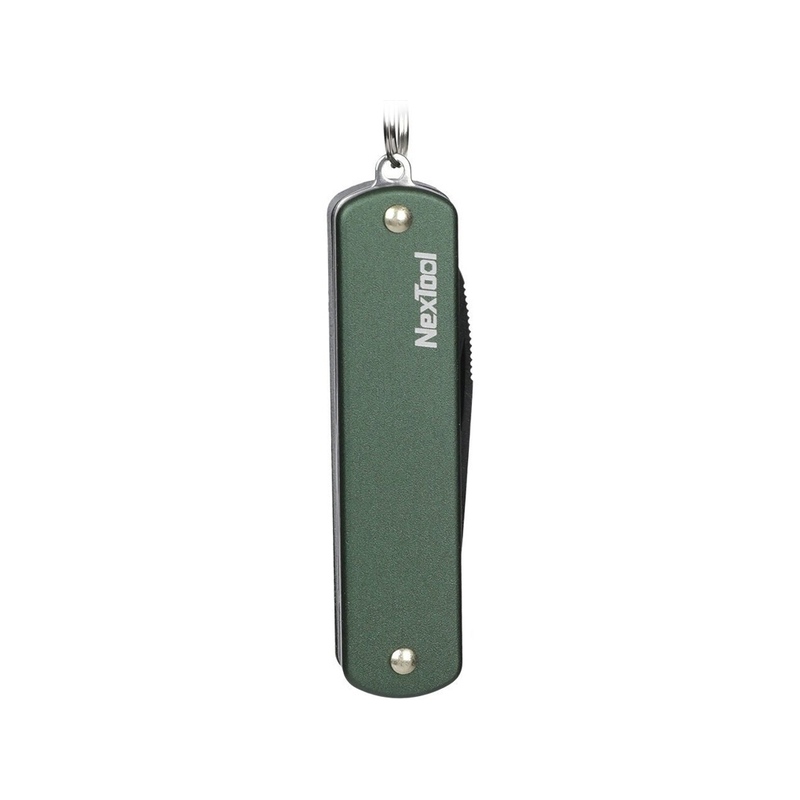 Мультитул-книпсер Nextool Multi Functional Nail Clipper, зеленый, 6 функций с логотипом