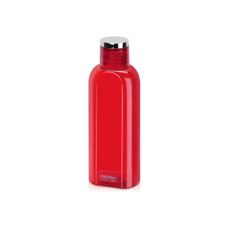 Бутылка для воды FLIP SIDE, 700 мл, красный с логотипом