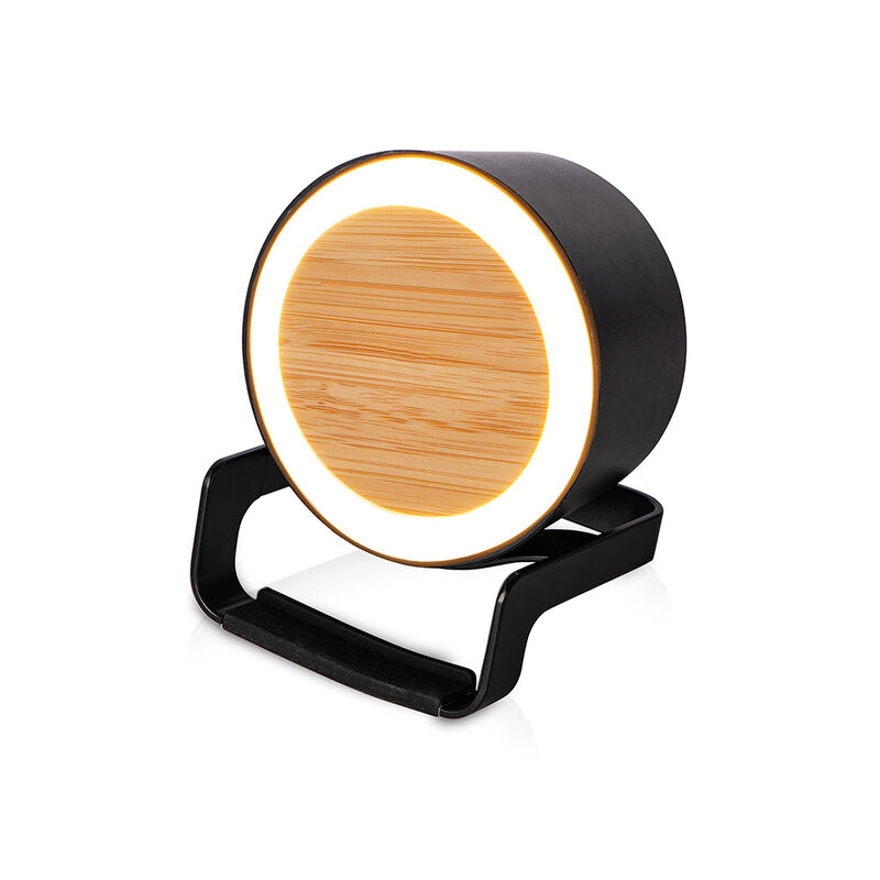 Портативная колонка c функцией беспроводной зарядки "Eclipse", 5 Вт / 10 Вт с логотипом