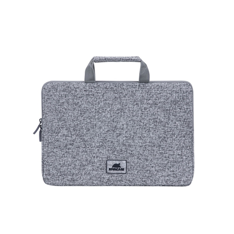 RIVACASE 7913 light grey чехол для ноутбука 13.3" с логотипом