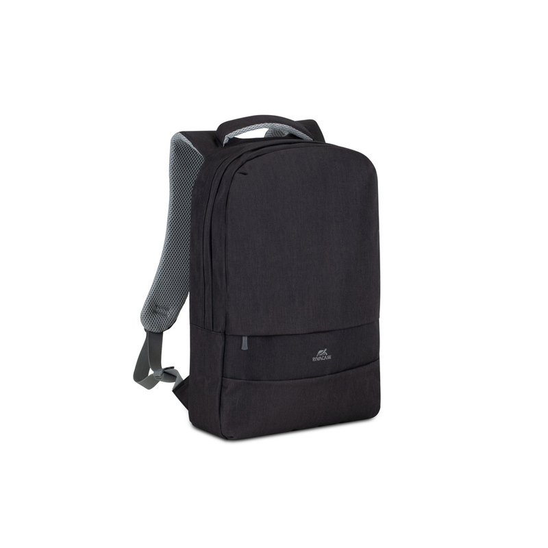 RIVACASE 7562 black рюкзак для ноутбука 15.6", черный с логотипом
