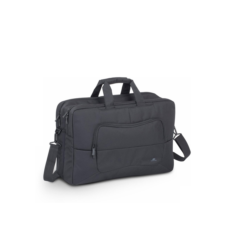 RIVACASE 8455 black сумка для ноутбука 17.3" / 6 с логотипом