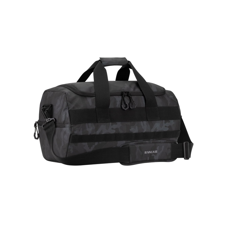 RIVACASE 7641 navy camo 30L дорожная сумка /12 с логотипом