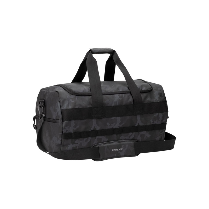 RIVACASE 7642 navy camo 50L дорожная сумка /12 с логотипом