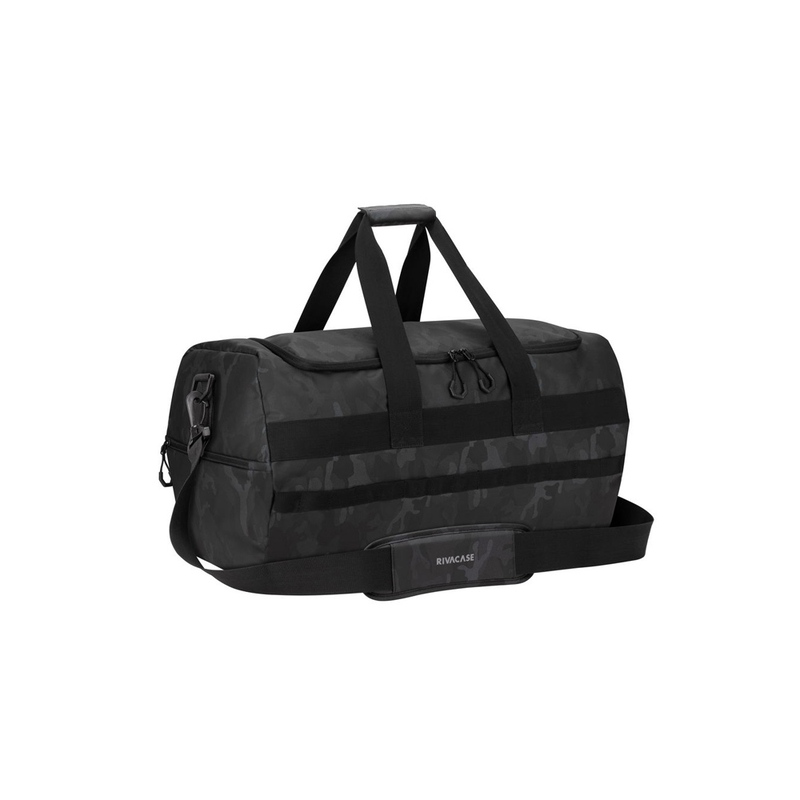 RIVACASE 7643 navy camo 60L дорожная сумка /12 с логотипом