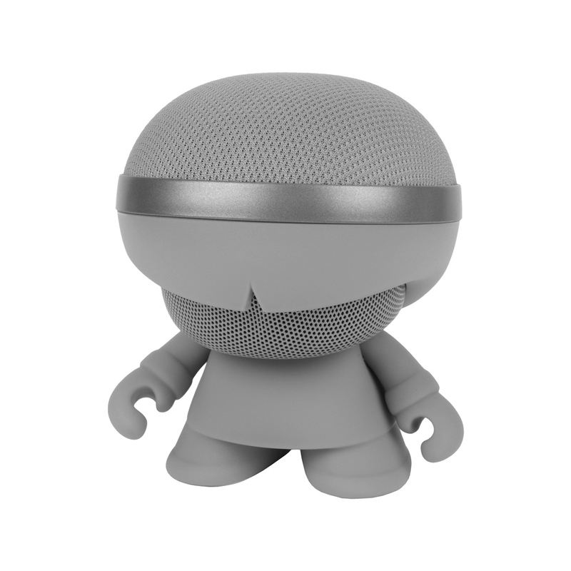 Портативная колонка X5 XOOPAR BOY STEREO, серебристый с логотипом