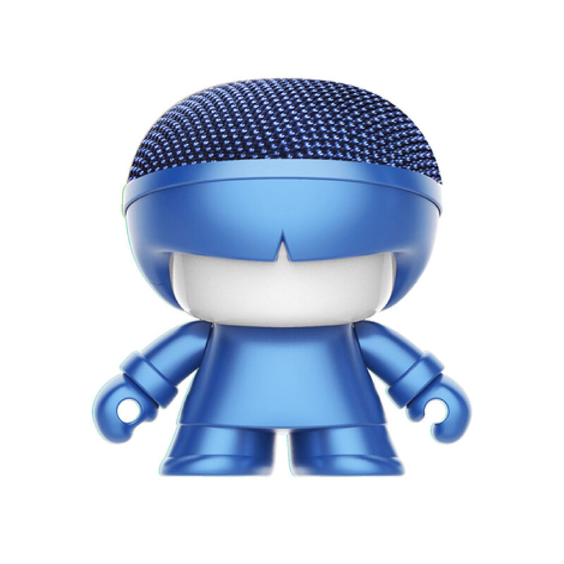 Портативная колонка Bluetooth XOOPAR mini Xboy Metallic, синий с логотипом