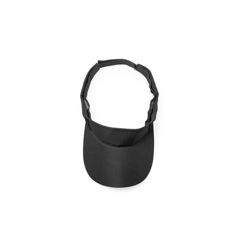 Козырек WIZER из мягкой микрофибры, черный с логотипом
