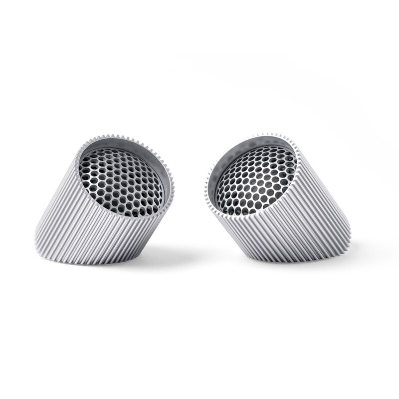 Беспроводная колонка Ray Speaker, серебристый с логотипом