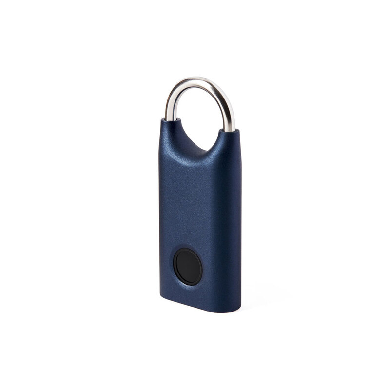 Замок с сенсором Noma Lock, темно-синий с логотипом