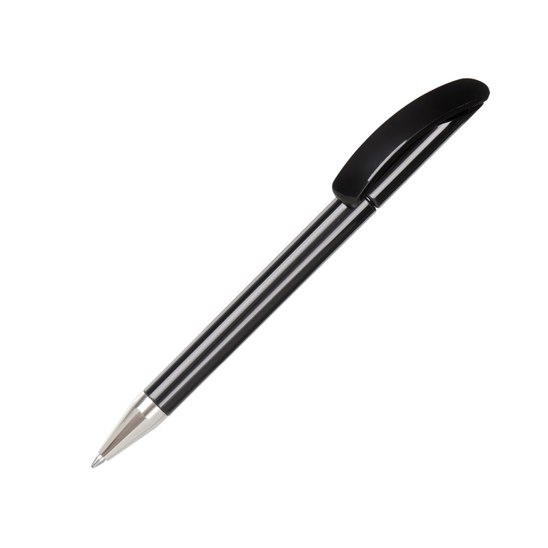 Ручка шариковая Prodir DS3 TPC, черный с логотипом