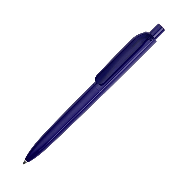 Ручка шариковая Prodir DS8 PPP, синий с логотипом