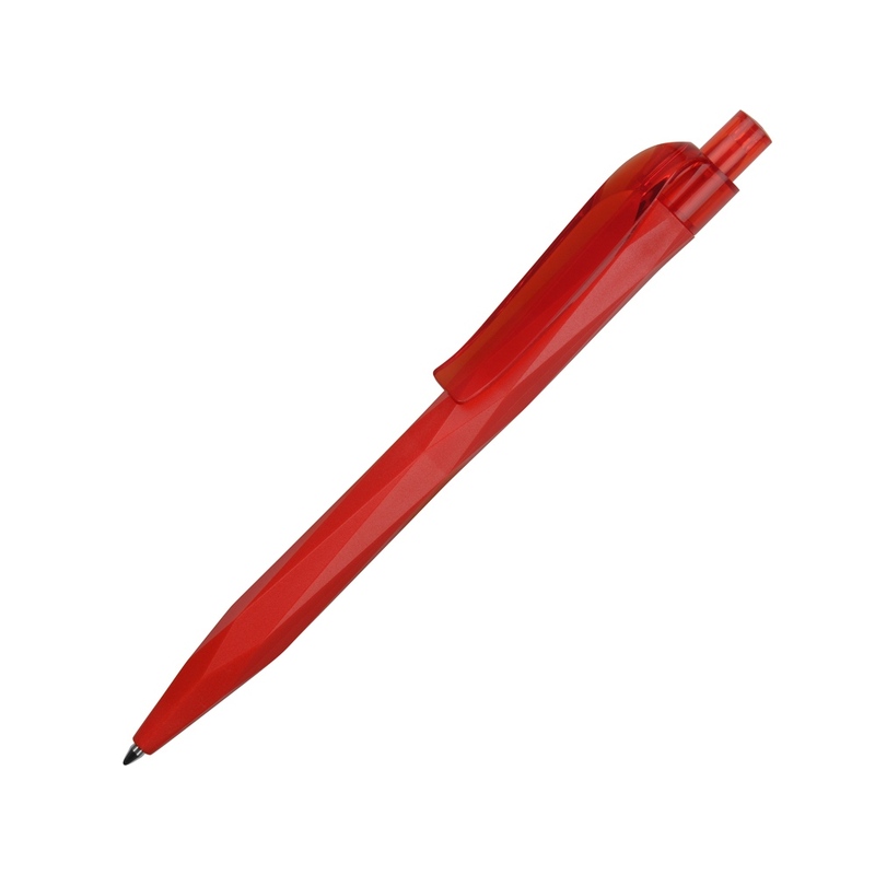 Ручка шариковая Prodir QS 20 PMT, красный с логотипом