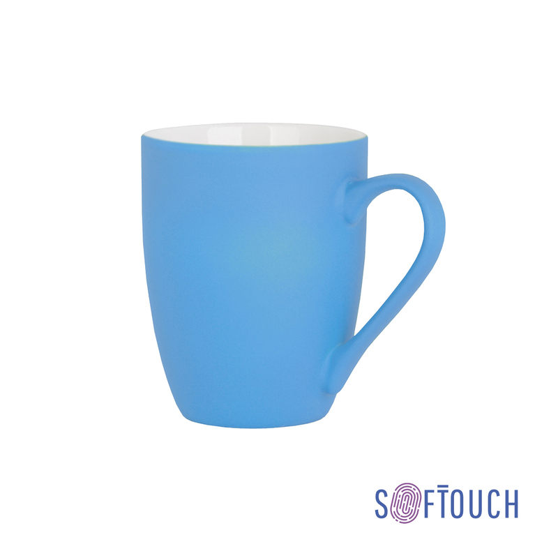 Кружка "Trend", покрытие soft touch с логотипом