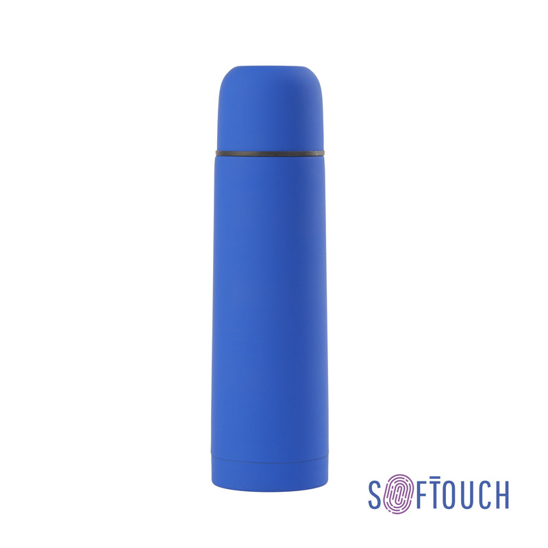 Термос "Крит" 500 мл, покрытие soft touch с логотипом