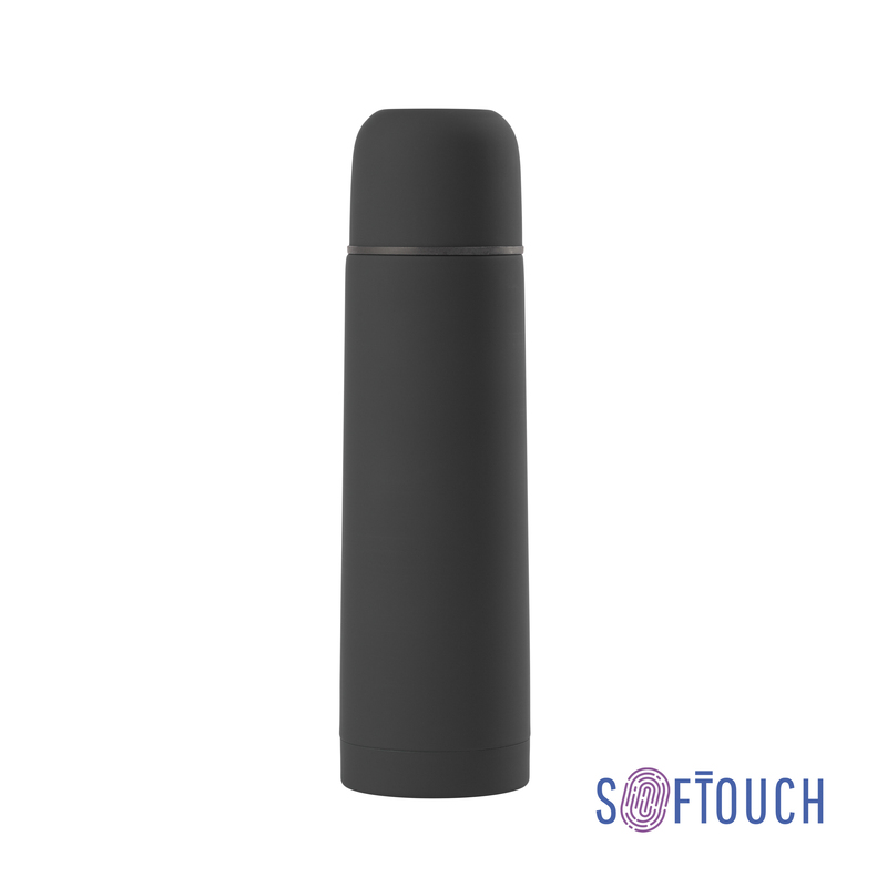 Термос "Крит" 500 мл, покрытие soft touch с логотипом