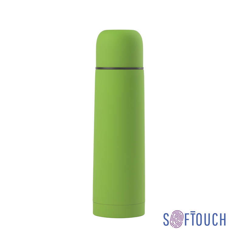 Термос "Крит" 500 мл, покрытие soft touch с логотипом