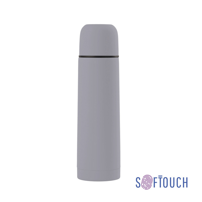 Термос "Крит" 500 мл, покрытие soft touch с логотипом