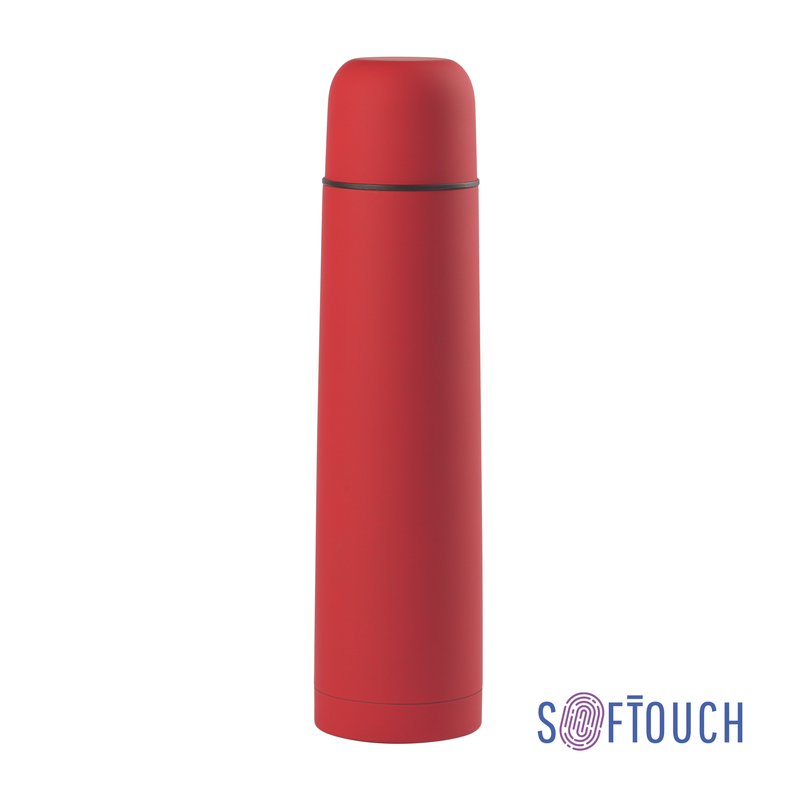 Термос "Родос", покрытие soft touch, 1 л. с логотипом