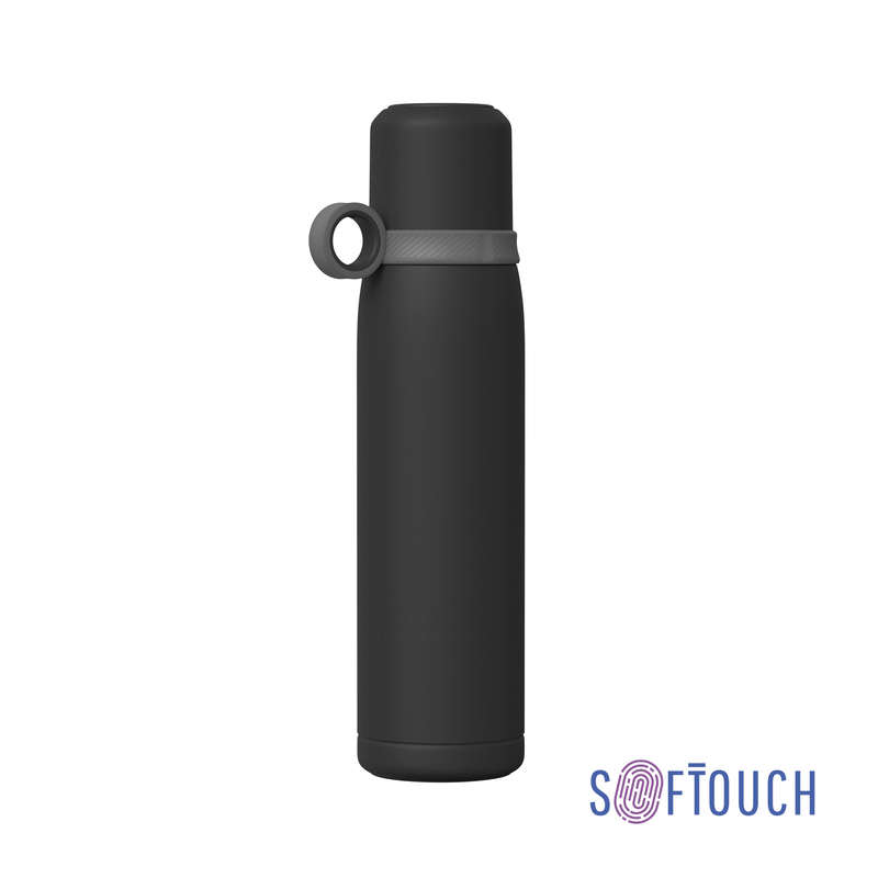 Термос "Урал" 600 мл, покрытие soft touch с логотипом