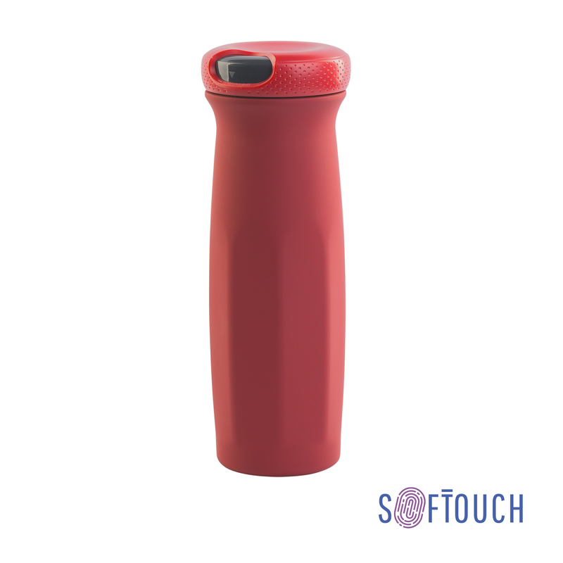 Термостакан "Аризона" 630 мл, покрытие soft touch с логотипом
