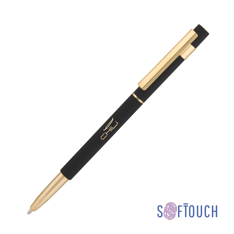 Ручка шариковая "Star", покрытие soft touch с логотипом