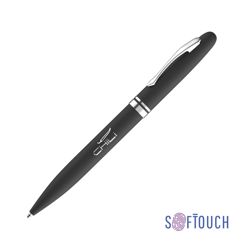 Ручка шариковая "Moon", покрытие soft touch с логотипом