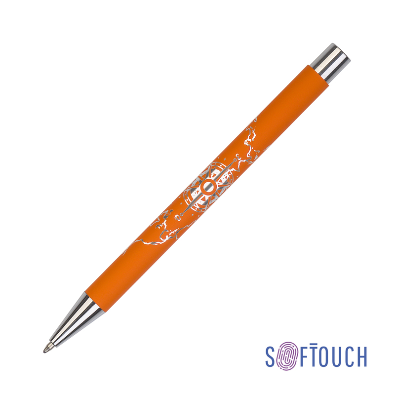 Ручка шариковая "Aurora", покрытие soft touch с логотипом