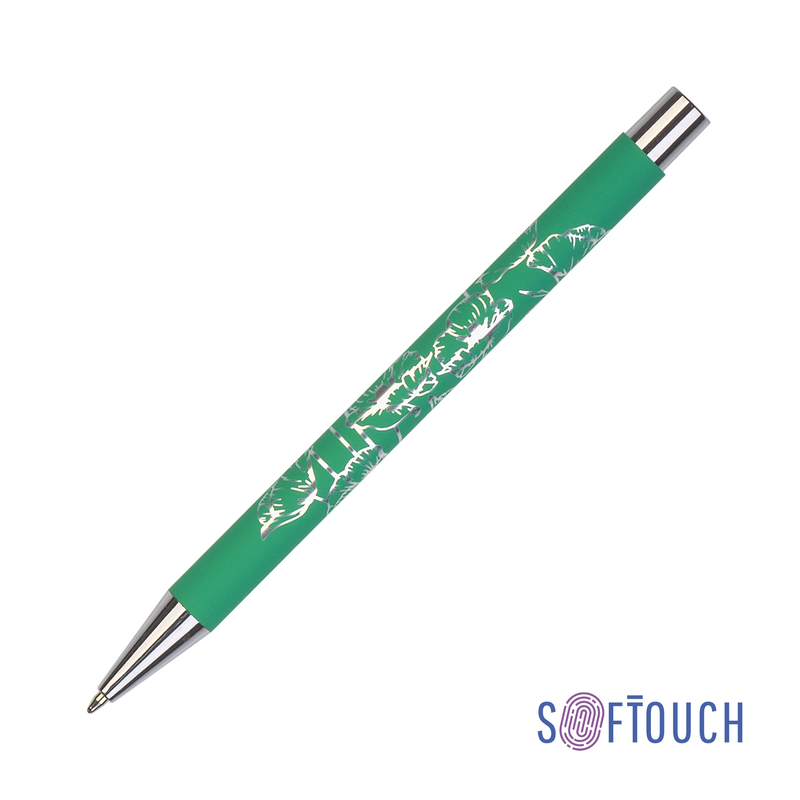 Ручка шариковая "Aurora", покрытие soft touch с логотипом