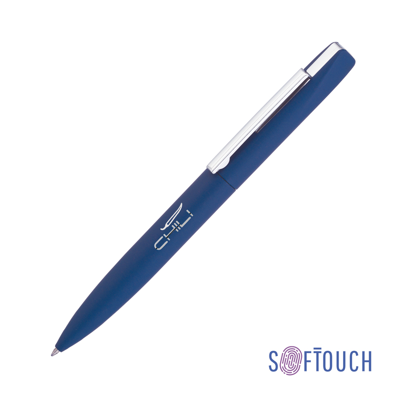 Ручка шариковая "Mercury", покрытие soft touch с логотипом